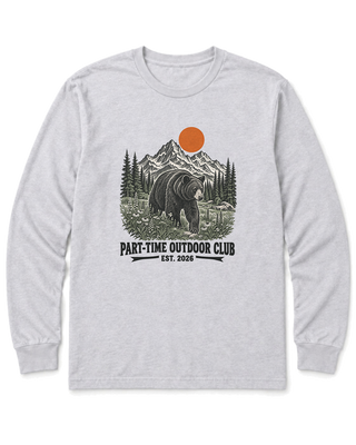 Outdoor Club Bear Long Sleeve Shirt