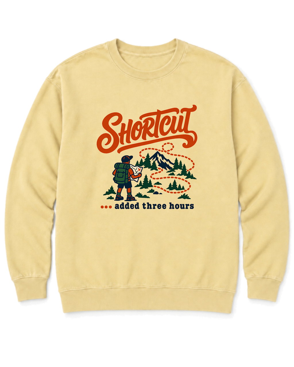 Shortcut Added Three Hours Sweatshirt - Butter