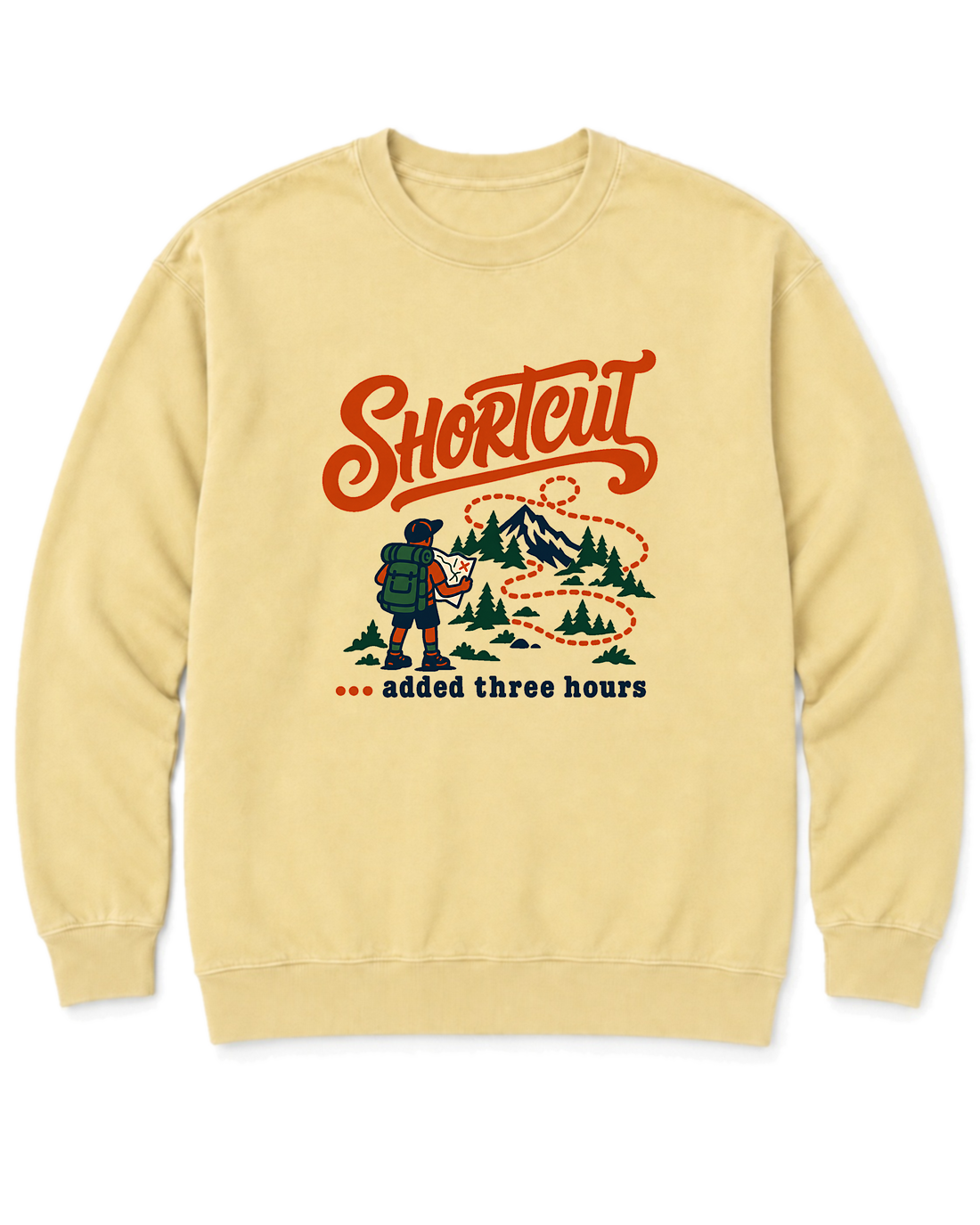 Shortcut Added Three Hours Sweatshirt - Butter