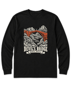 Devil's Bridge Long Sleeve Shirt - Black