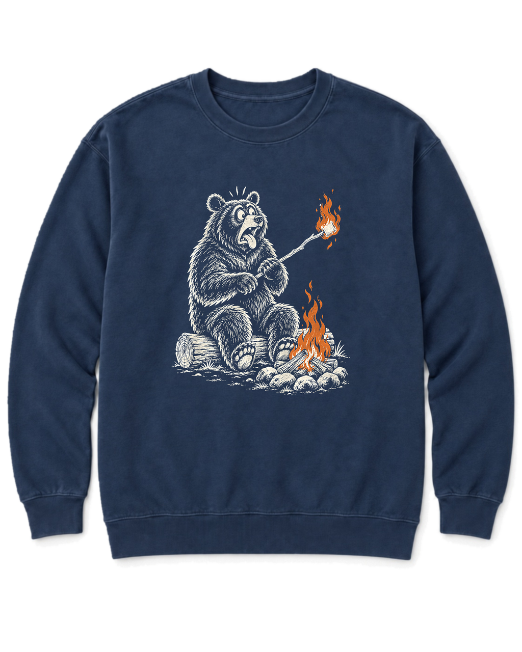 Marshmallow Meltdown Sweatshirt - True Navy