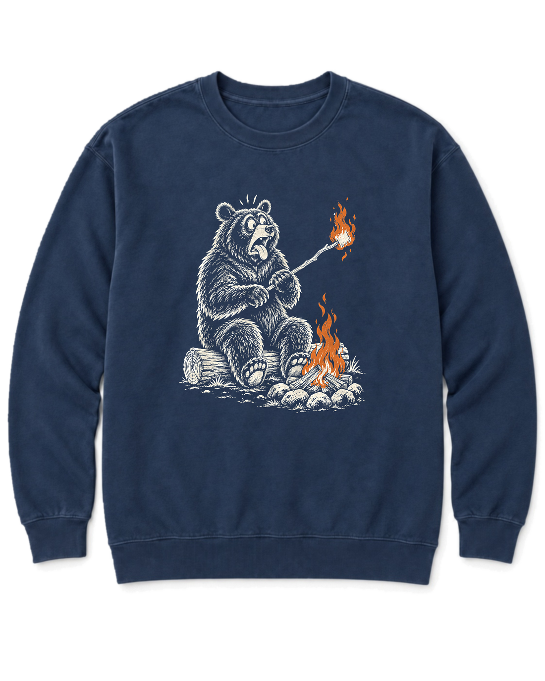 Marshmallow Meltdown Sweatshirt - True Navy