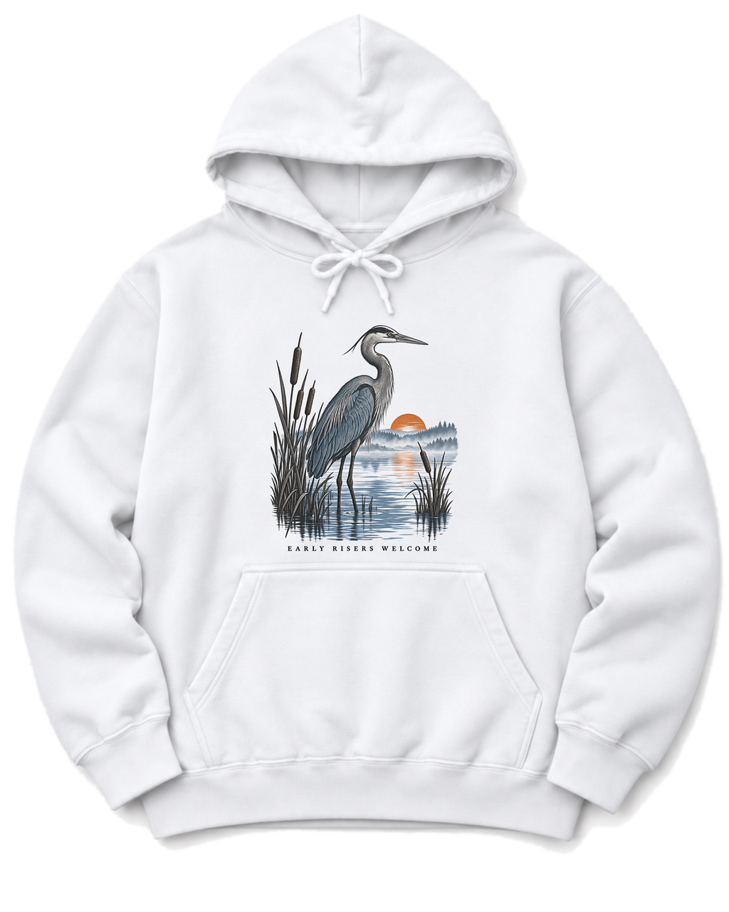 Early Risers Welcome Hoodie - White