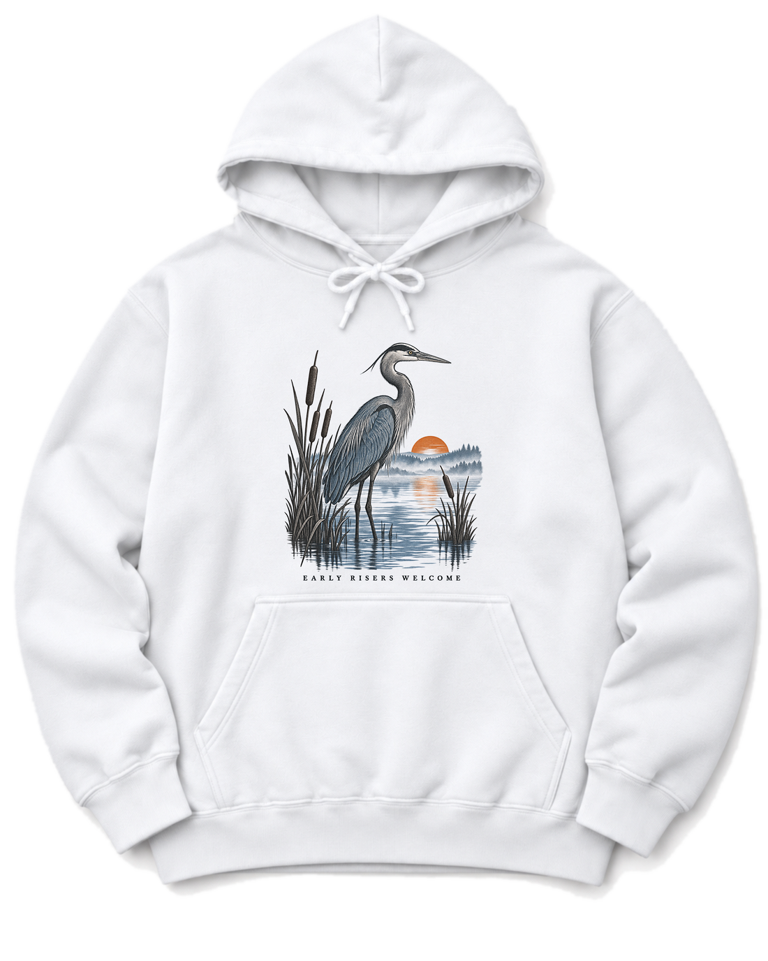 Early Risers Welcome Hoodie - White