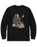 Marshmallow Meltdown Long Sleeve Shirt - Black