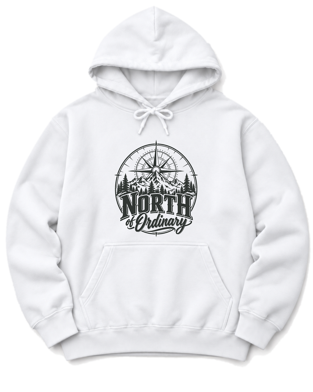 North of Ordinary Hoodie - White