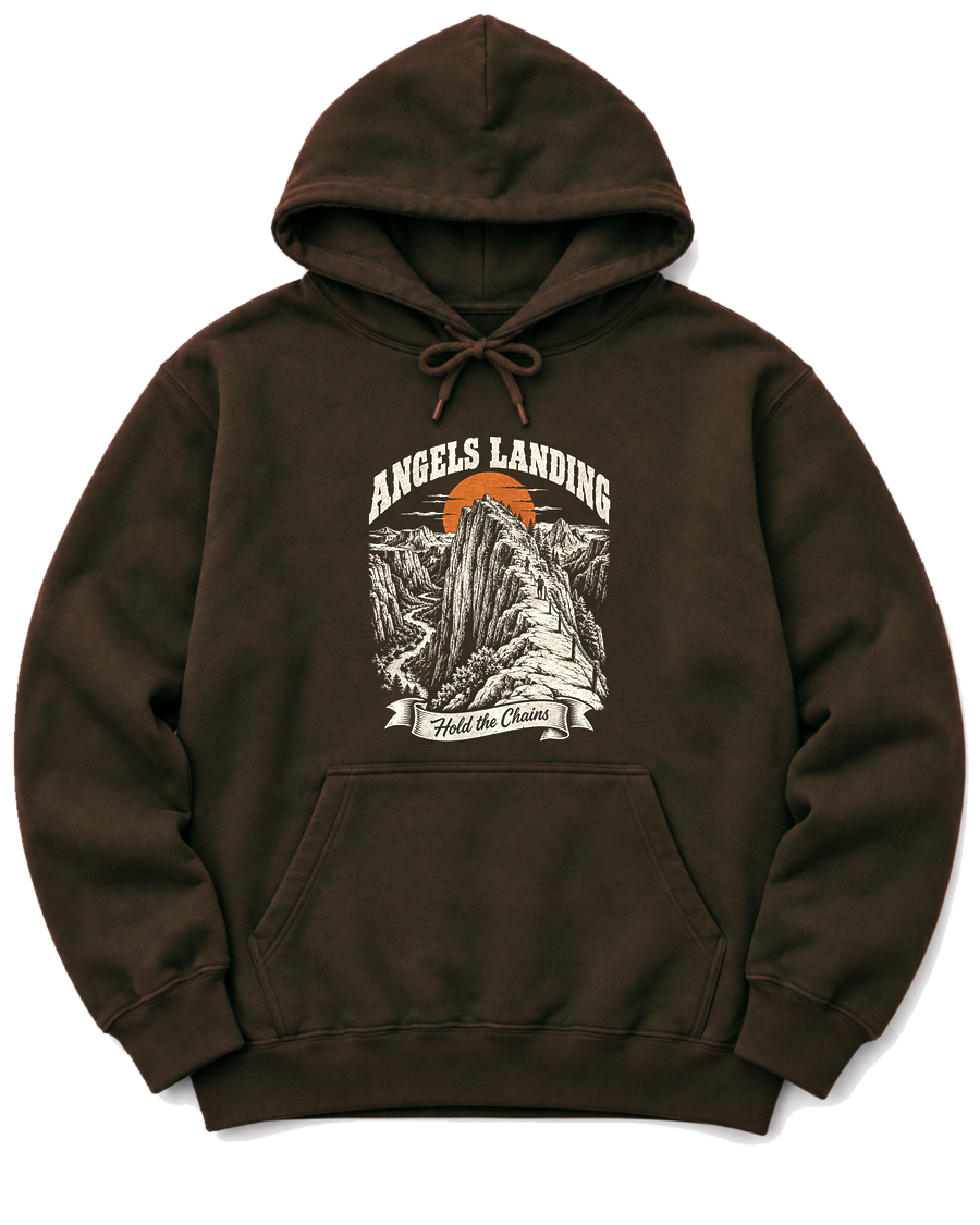 Angels Landing Hoodie - Dark Chocolate