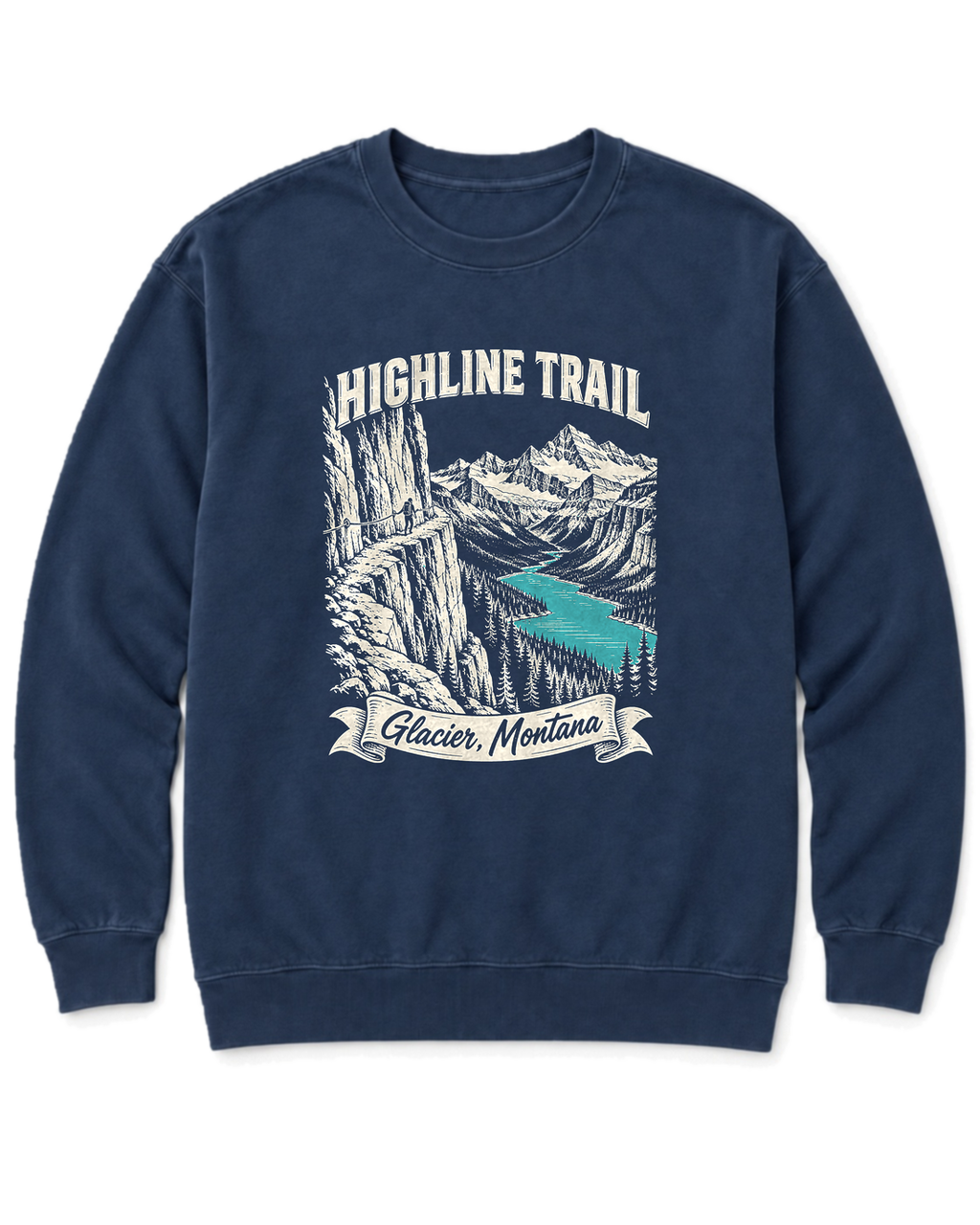Highline Trail Sweatshirt - True Navy
