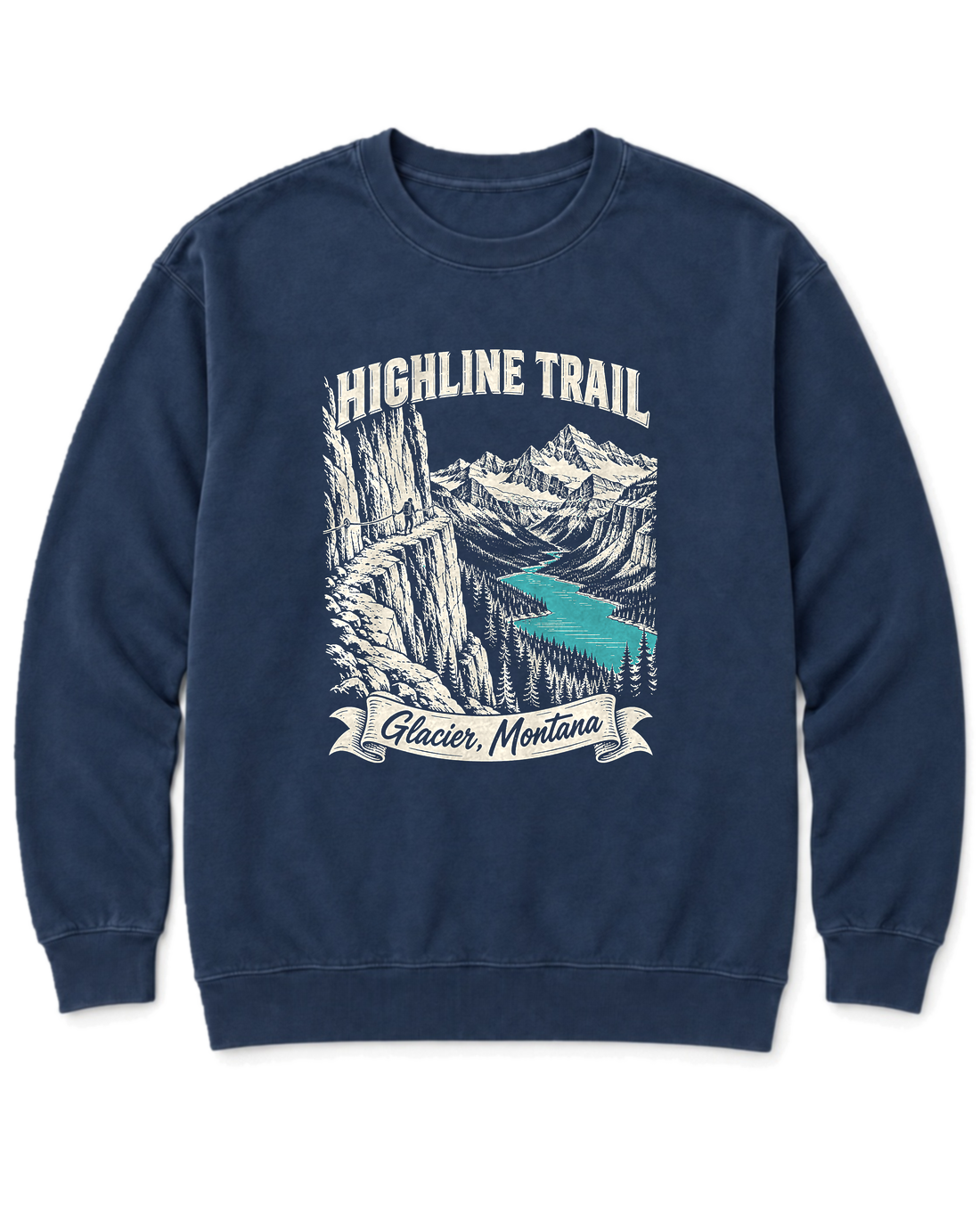 Highline Trail Sweatshirt - True Navy