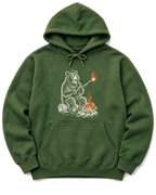 Marshmallow Meltdown Hoodie - Military Green