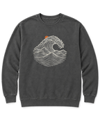Ocean Wave Sweatshirt - Pepper