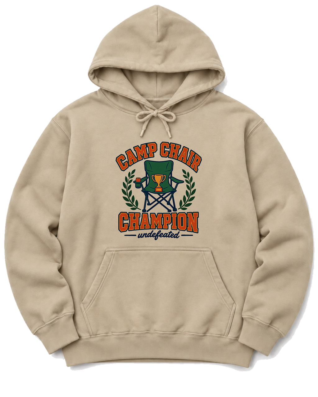 Camp Chair Champion Hoodie - Sand