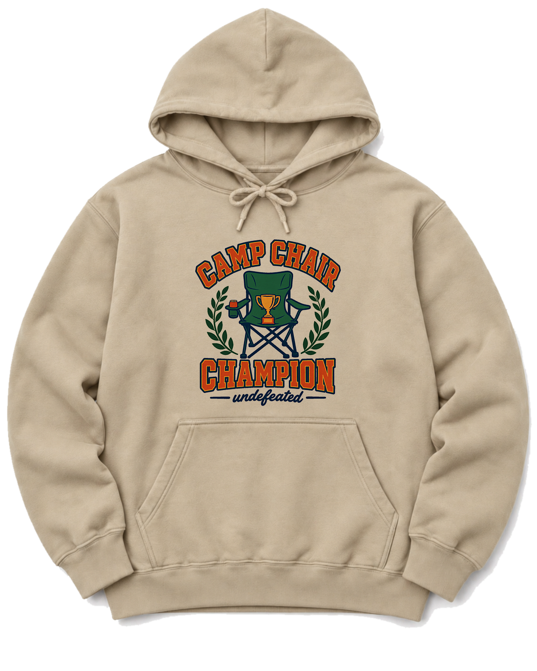 Camp Chair Champion Hoodie - Sand