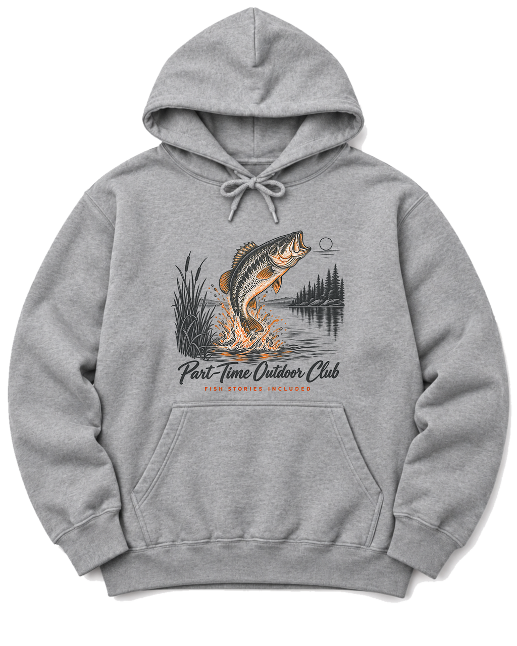 Fish Stories Included Hoodie - Sport Grey