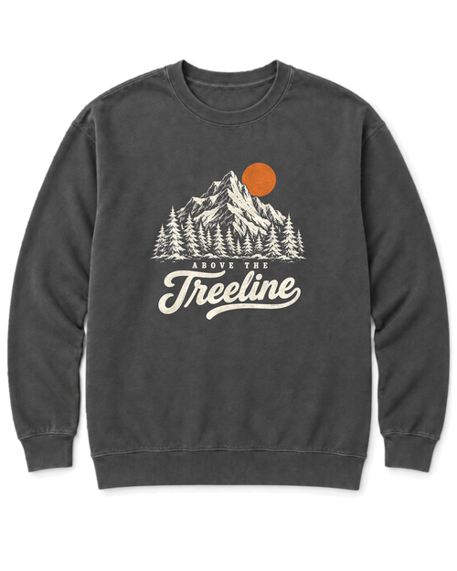 Above the Treeline Sweatshirt - Pepper
