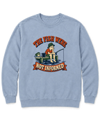 The Fish Were Not Informed Sweatshirt - Chambray