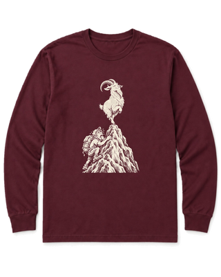 Show-Off Mountain Goat Long Sleeve Shirt