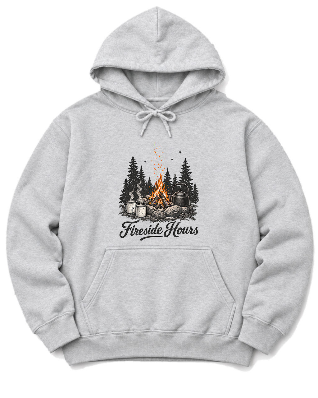 Fireside Hours Hoodie - Ash