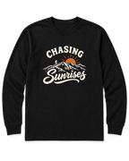 Chasing Sunrises Long Sleeve Shirt - Black