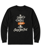 Choose Your Trail Long Sleeve Shirt - Black