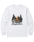 Fireside Hours Long Sleeve Shirt - White