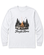 Fireside Hours Long Sleeve Shirt - White