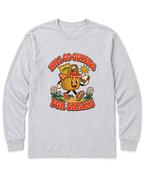 Will Go Outside for Snacks Long Sleeve Shirt - Ash