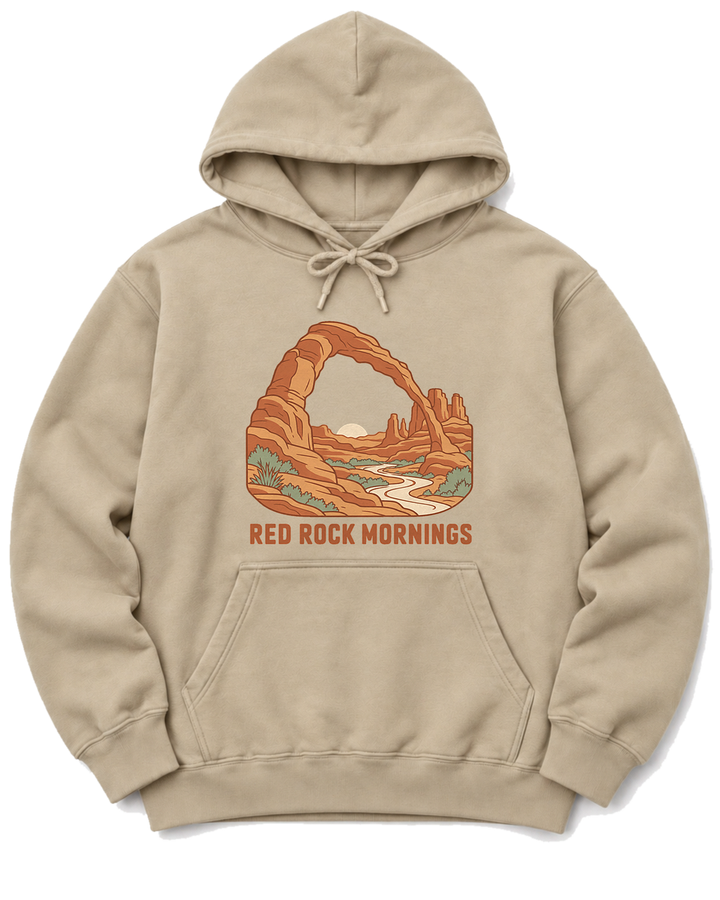 Red Rock Mornings Hoodie - Sand