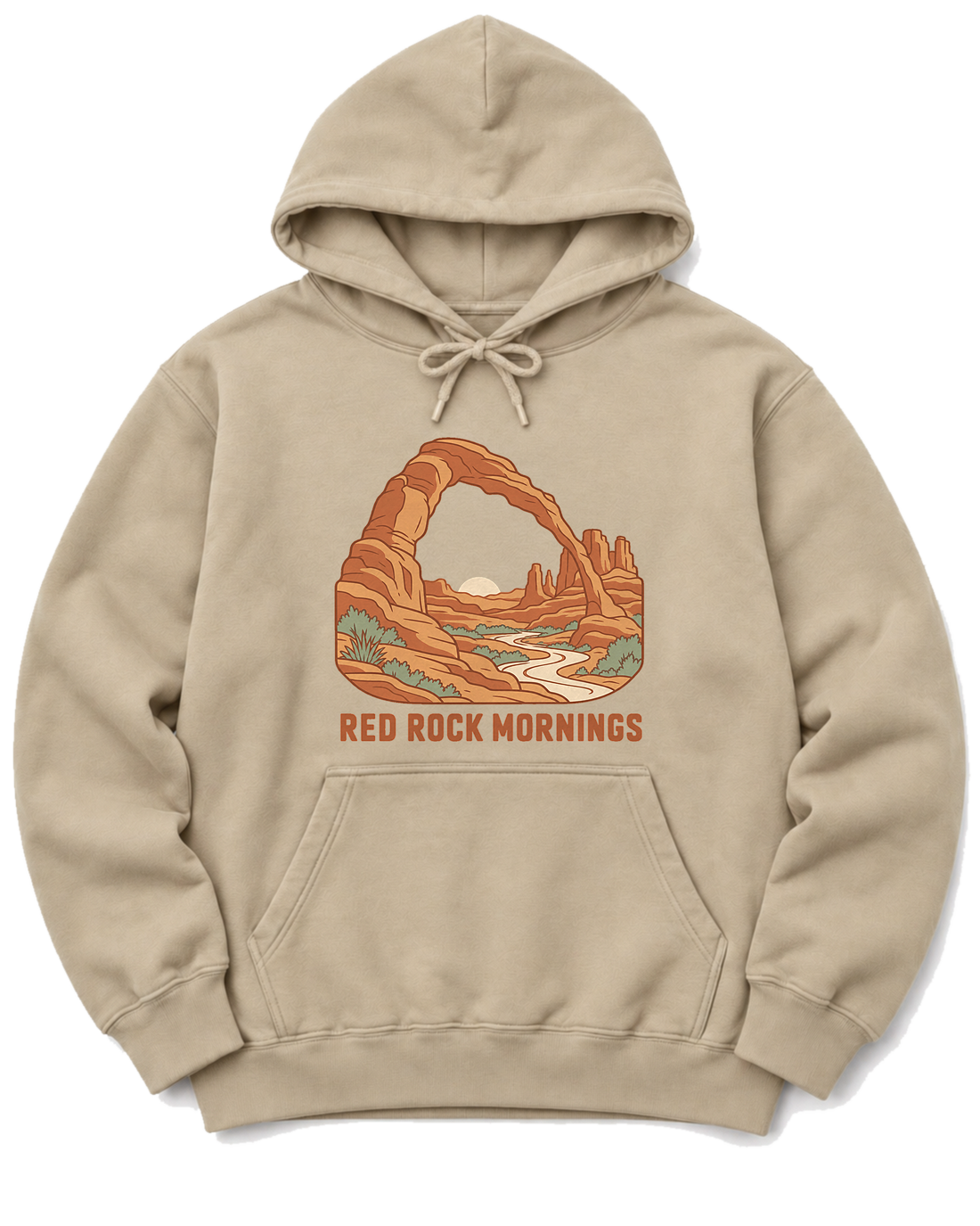 Red Rock Mornings Hoodie - Sand