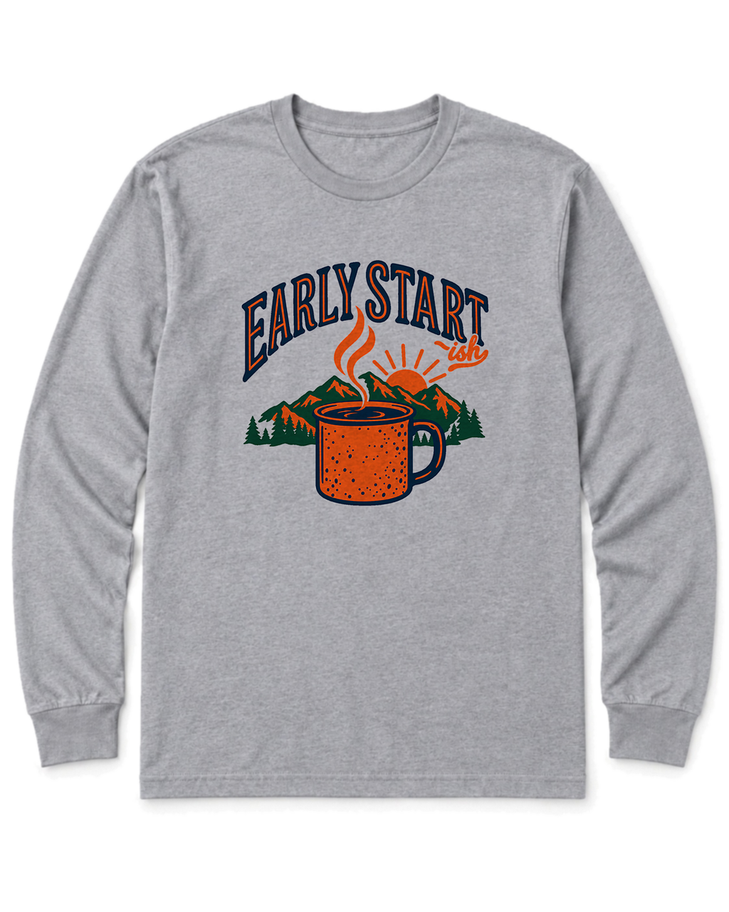 Early Start-ish Long Sleeve Shirt - Sport Grey