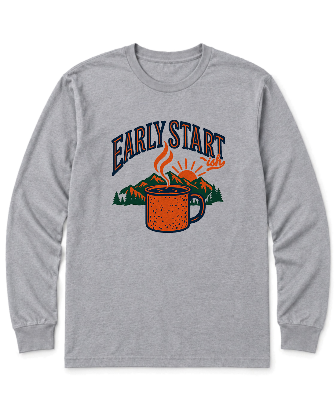 Early Start-ish Long Sleeve Shirt - Sport Grey