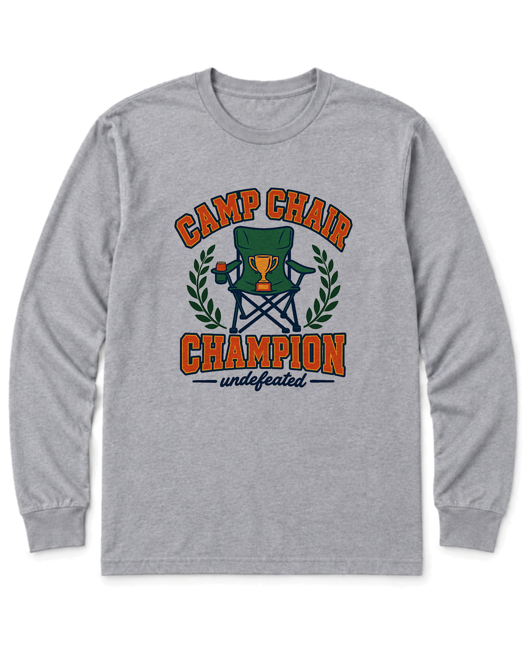 Camp Chair Champion Long Sleeve Shirt - Sport Grey
