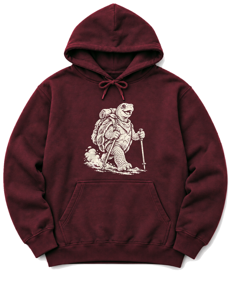 Turtle Trekker Hoodie - Maroon