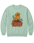 Muddy Dog, Happy Dog Sweatshirt - Chalky Mint