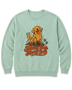 Muddy Dog, Happy Dog Sweatshirt - Chalky Mint