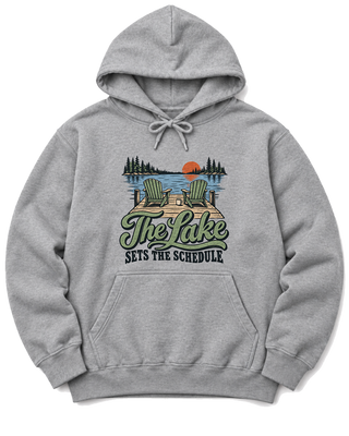 The Lake Sets the Schedule Hoodie