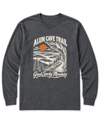 Alum Cave Trail Long Sleeve Shirt - Dark Heather