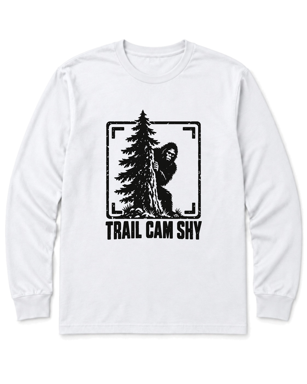 Trail Cam Shy Long Sleeve Shirt - White