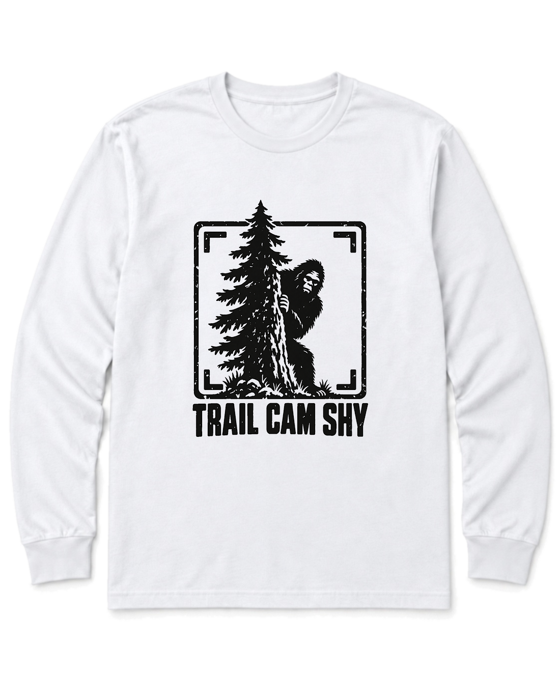 Trail Cam Shy Long Sleeve Shirt - White