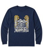 Maroon Bells Long Sleeve Shirt - Navy