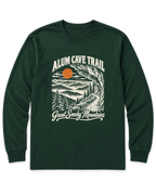Alum Cave Trail Long Sleeve Shirt - Forest Green