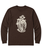 Mama Bear Hike Long Sleeve Shirt - Dark Chocolate