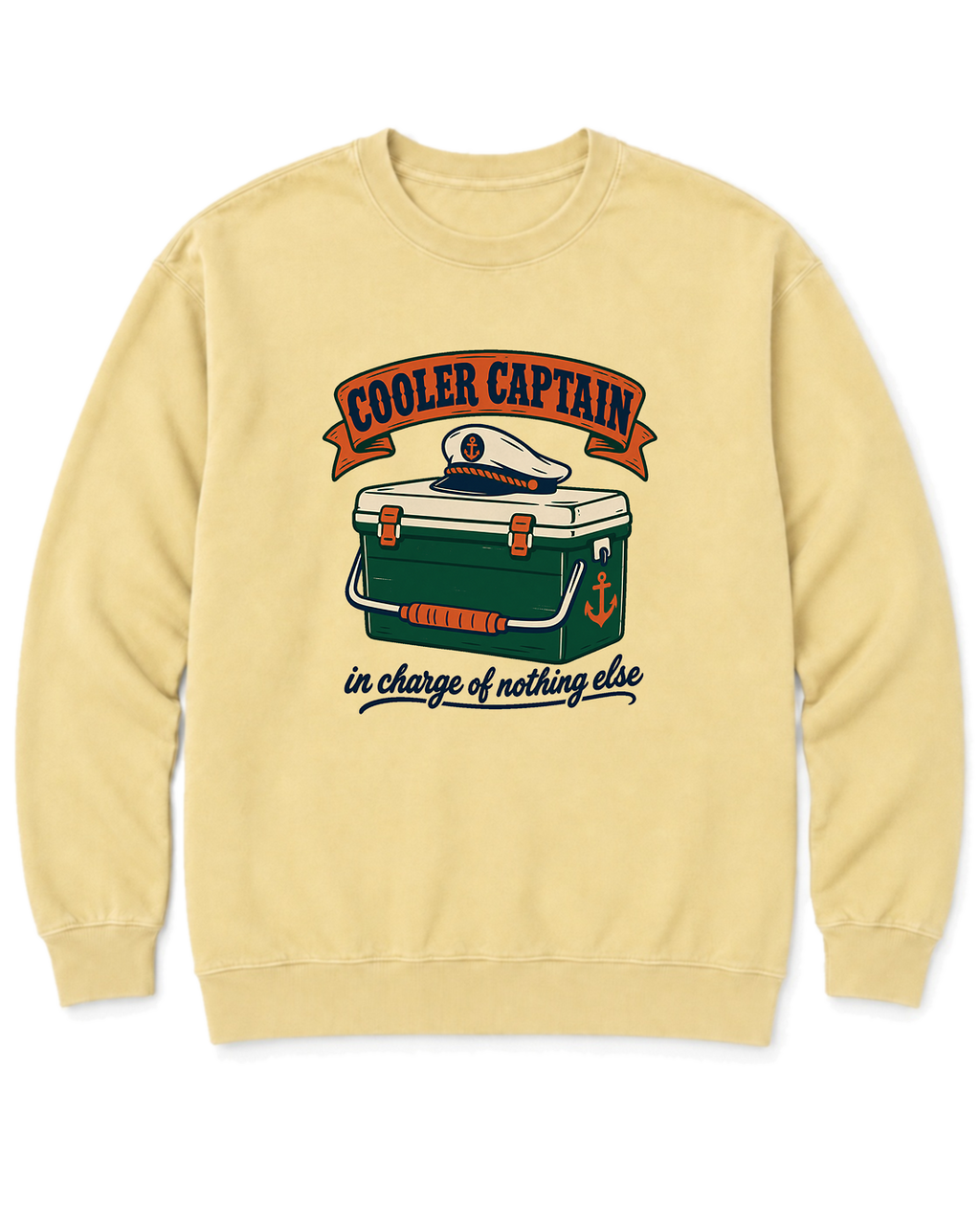 Cooler Captain Sweatshirt - Butter