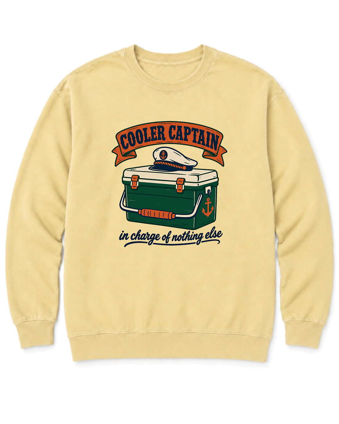 Cooler Captain Sweatshirt - Butter