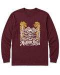 Maroon Bells Long Sleeve Shirt - Maroon