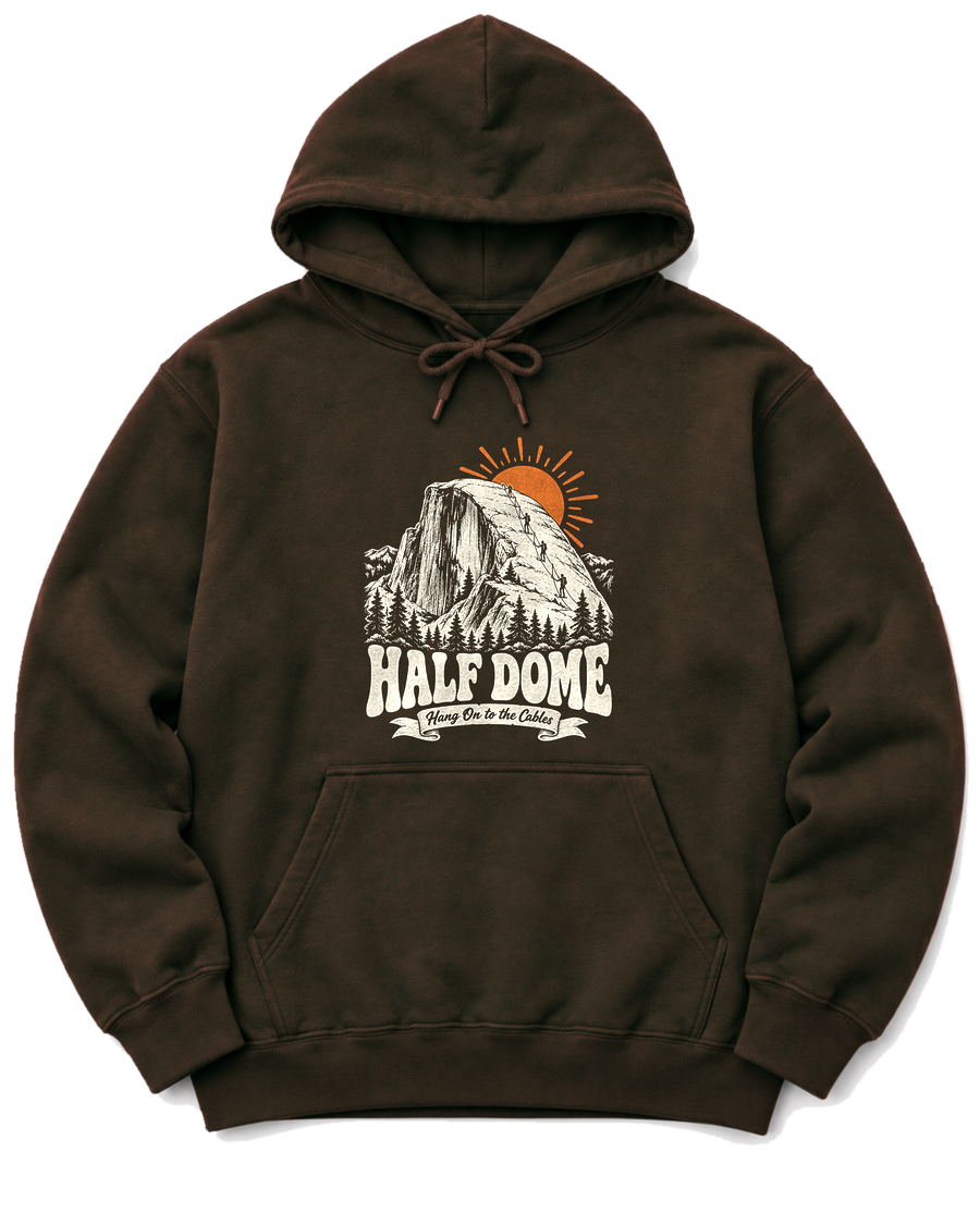 Half Dome Hoodie - Dark Chocolate