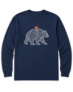 Topo Bear Long Sleeve Shirt - Navy