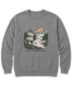 Quiet Mornings Sweatshirt - Grey