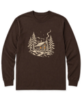 Cabin Glow Long Sleeve Shirt - Dark Chocolate