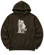Back Scratch Bear Hoodie - Dark Chocolate